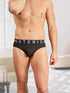 Men's Micromodal Solid Brief - Ultra Soft, Antimicrobial, No Marks Waistband - Peacoat Blue